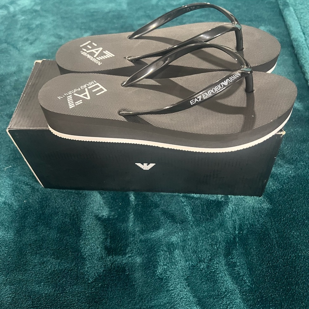 New Armani women’s flip flops